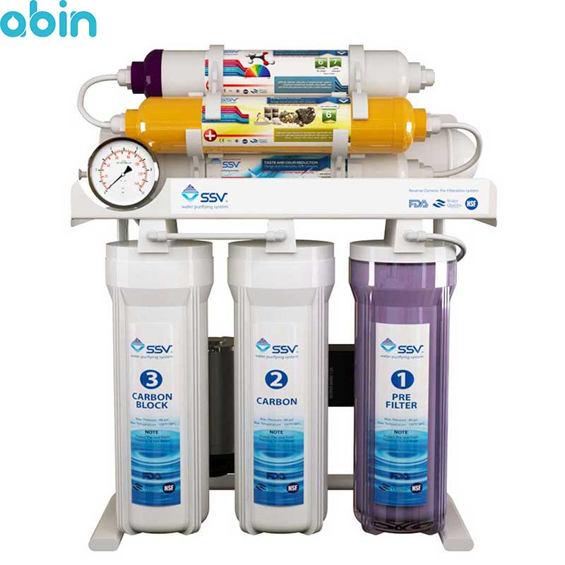 دستگاه تصفیه آب خانگی اس اس وی مدل MaxTec X700 به همراه فیلتر دوش حمام